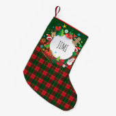 Vrolijk kerstfeest en gelukkig nieuwjaar! Scotland Kleine Kerstsok (Voorkant (Hangend))