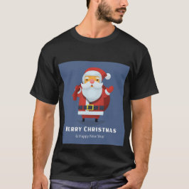 Vrolijk kerstfeest en gelukkig nieuwjaar t-shirt