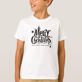Vrolijk kerstfeest en gelukkig nieuwjaar T-shirt