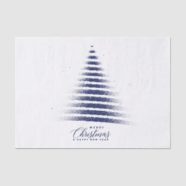 Vrolijk kerstfeest en gelukkig nieuwjaar tissuepapier