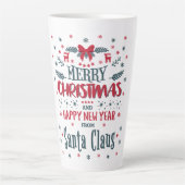 Vrolijk kerstfeest en gelukkig nieuwjaar van de ke latte mok (Voorkant)