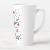 Vrolijk kerstfeest en gelukkig nieuwjaar van de ke latte mok (Rechts)