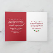 Vrolijk kerstfeest en gelukkig nieuwjaar, Waterver Feestdagen Kaart (Binnen)