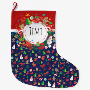 Vrolijk kerstfeest en gelukkig nieuwjaar! XMAS 202 Grote Kerstsok