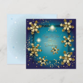 Vrolijk kerstfeest en gelukkig nieuwjaar! XMAS 202 Notitiekaartje (Voorkant / Achterkant)