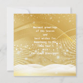 Vrolijk kerstfeest en gelukkig nieuwjaar! XMAS Gol (Achterkant)