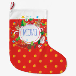 Vrolijk kerstfeest en gelukkig nieuwjaar! XMAS Grote Kerstsok