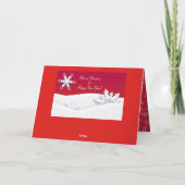 Vrolijk kerstfeest en gelukkig nieuwjaar! XMAS Kaart (Achterkant)