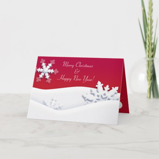 Vrolijk kerstfeest en gelukkig nieuwjaar! XMAS Kaart (Voorkant)