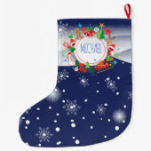 Vrolijk kerstfeest en gelukkig nieuwjaar! XMAS Mon Grote Kerstsok (Achterkant)