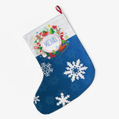 Vrolijk kerstfeest en gelukkig nieuwjaar! XMAS Mon Grote Kerstsok (Achterkant (Hangend))