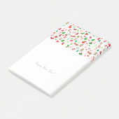 Vrolijk kerstfeest en gelukkig nieuwjaar! XMAS Post-it® Notes (Schuin)