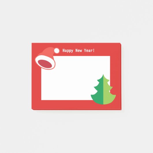 Vrolijk kerstfeest en gelukkig nieuwjaar! XMAS Post-it® Notes (Voorkant)