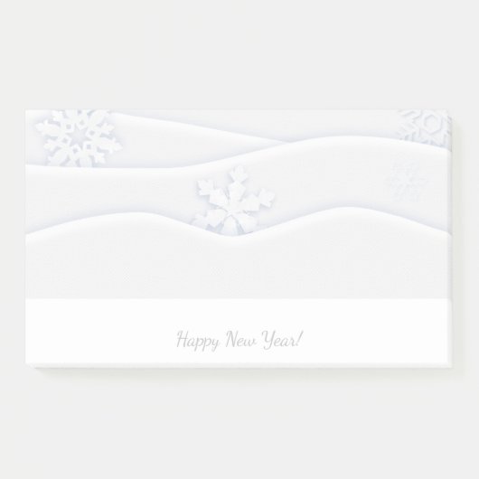 Vrolijk kerstfeest en gelukkig nieuwjaar! XMAS Post-it® Notes (Voorkant)