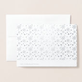 Vrolijk kerstfeest en gelukkig nieuwjaar! XMAS Sno Folie Kaarten (Met envelop)