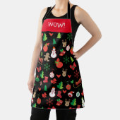 Vrolijk kerstfeest en gelukkig nieuwjaar! XMAS Sno Schort (Insitu)