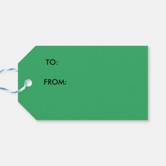 Vrolijk kerstfeest en gelukkige nieuwjaarapen cadeaulabel (Achterkant Horizontaal)