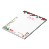 Vrolijk kerstfeest en geniet van je Feestdagen Notitieblok (Linkerzijde)