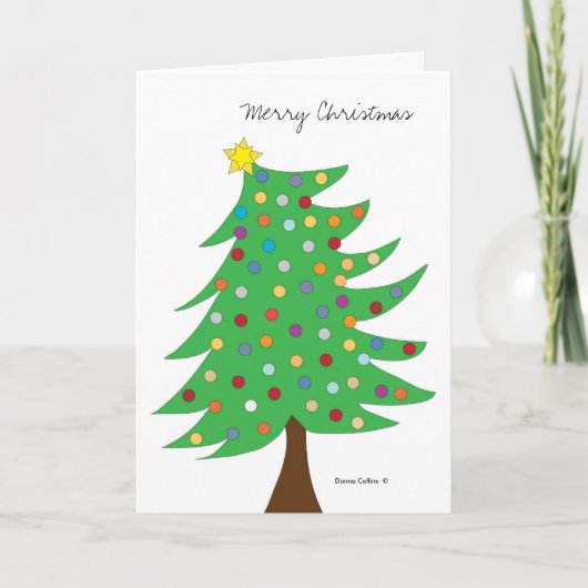 Vrolijk kerstfeest en Happy New Year-kaart Feestdagen Kaart (Voorkant)