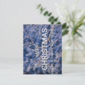 Vrolijk kerstfeest en Happy New Year-kaart Feestdagenkaart (Staand voorkant)