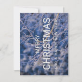 Vrolijk kerstfeest en Happy New Year-kaart Feestdagenkaart (Voorkant)