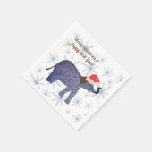 Vrolijk kerstfeest en Happy New Year Napkins Servet (Hoek)