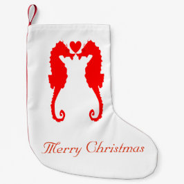 Vrolijk kerstfeest en hart kleine kerstsok