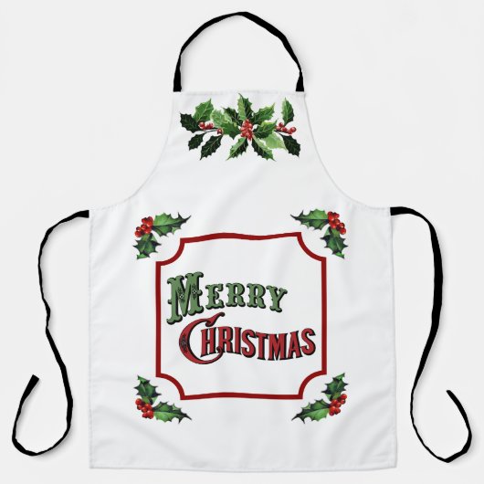 Vrolijk kerstfeest en Holly Schort (Voorkant)