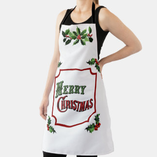 Vrolijk kerstfeest en Holly Schort
