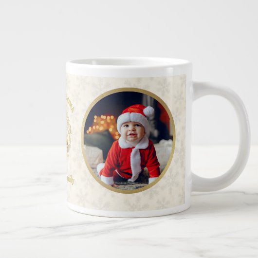 Vrolijk kerstfeest en hou van je oma | Twee foto's Grote Koffiekop (Rechts)