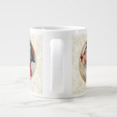 Vrolijk kerstfeest en hou van je oma | Twee foto's Grote Koffiekop (Achterkant)