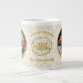 Vrolijk kerstfeest en hou van je oma | Twee foto's Grote Koffiekop (Voorkant)