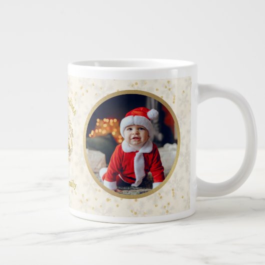 Vrolijk kerstfeest en hou van je oma | Twee foto's Grote Koffiekop (Rechts)