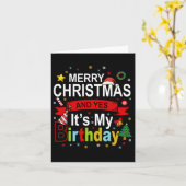 Vrolijk kerstfeest en ja, het is mijn Birthday Gif Kaart (Gele Bloem)