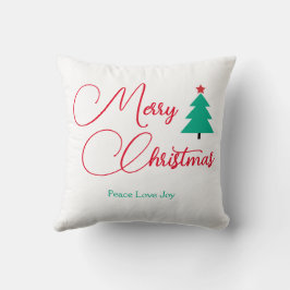 Vrolijk kerstfeest en kerstboom kussen