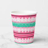 Vrolijk kerstfeest en lelijke trui papieren bekers (Voorkant)