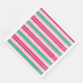 Vrolijk kerstfeest en lelijke trui servet (Hoek)