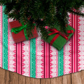 Vrolijk kerstfeest en lelijke trui wensen kerstboom rok