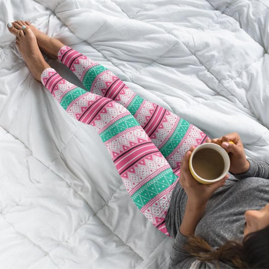 Vrolijk kerstfeest en lelijke trui wensen leggings