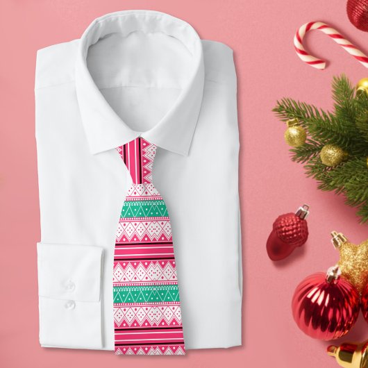Vrolijk kerstfeest en lelijke trui wensen stropdas