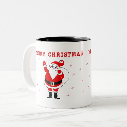 Vrolijk kerstfeest en Mok Krampus (Voorkant links)