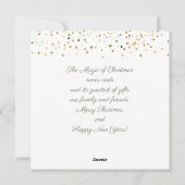 Vrolijk kerstfeest en nieuwjaar! 20XX Feestdagenkaart (Achterkant)