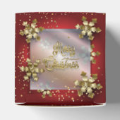 Vrolijk kerstfeest en nieuwjaar! 20XX Gold Luxe Bedankdoosjes (Bovenkant)