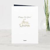 Vrolijk kerstfeest en nieuwjaar! 20XX Notitiekaartje (Achterkant)