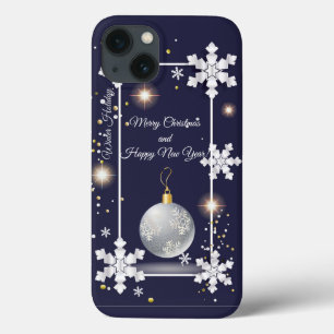 Vrolijk kerstfeest en nieuwjaar! 20XX Silver Luxur Case-Mate iPhone Case