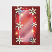 Vrolijk kerstfeest en nieuwjaar! 20XX Silver Luxur Kaart (Achterkant)