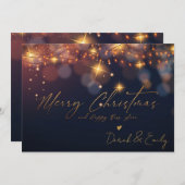 Vrolijk Kerstfeest en Nieuwjaar Happy Holiday (Voorkant / Achterkant)