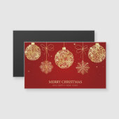 Vrolijk Kerstfeest en Nieuwjaar wenskaart (Voorkant / Achterkant)