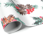 Vrolijk kerstfeest en nieuwjaarspatroon cadeaupapier (Rol Hoek)