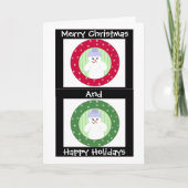 Vrolijk kerstfeest en Prettige feestdagen (Voorkant)